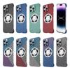 Applicable iPhone11promax borderless carbon fiber pattern magnetic mobile phone case Apple 11 magnifying glass 11 sheath