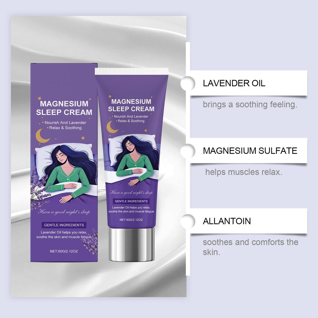 Magnesium Cream Magnesium Lotion Magnesium Oil For Feet, Magnesium Lotion, Magnesium Cream, Topical Magnesium Chloride  60g