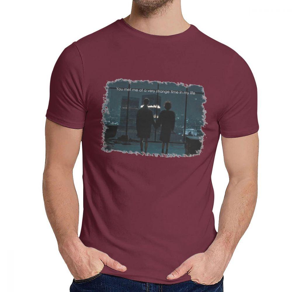Harajuku Marla Singer Fight Club Strange Time T Shirt Man Crazy Cotton Clothes Round Neck