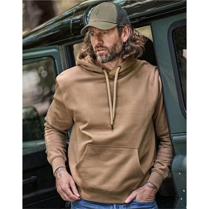 Tee Jays Mens Hooded Cotton Blend Sweatshirt