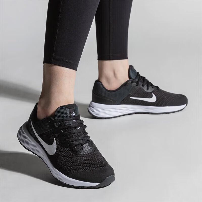 New Nike Revolution 6 'Black White' GS DD1096-003