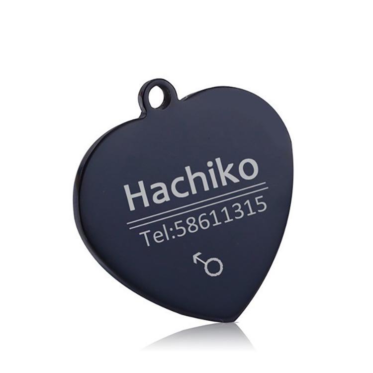 Personalized Stainless Steel Pet Name Tag - Anti-Lost Custom Dog Tag and Collar Nameplate