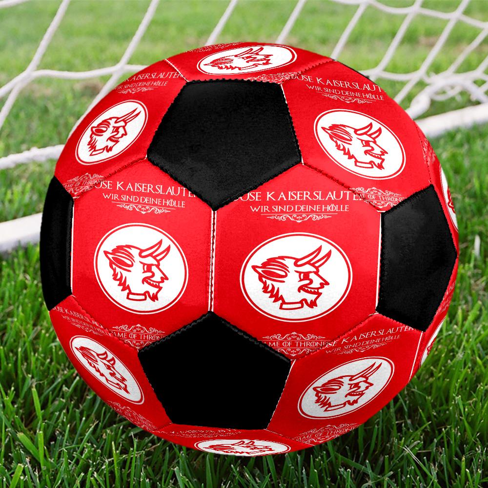 Kaiserslautern Pallone da Calcetto Indoor Colorato Cucito a Macchina PVC Misura 5 Pronto per Allenamento di Squadra e Competizione Resistente Alta Rimbalzabilità Fantastico Regalo Sportivo