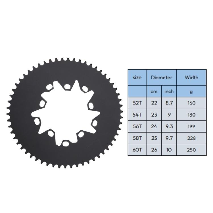 Aluminum Alloy Folding Bikes Ovals Disc Chainring Bicycles Disc Chianset Ovals Chainring Bikes Narrow Wide Chainring