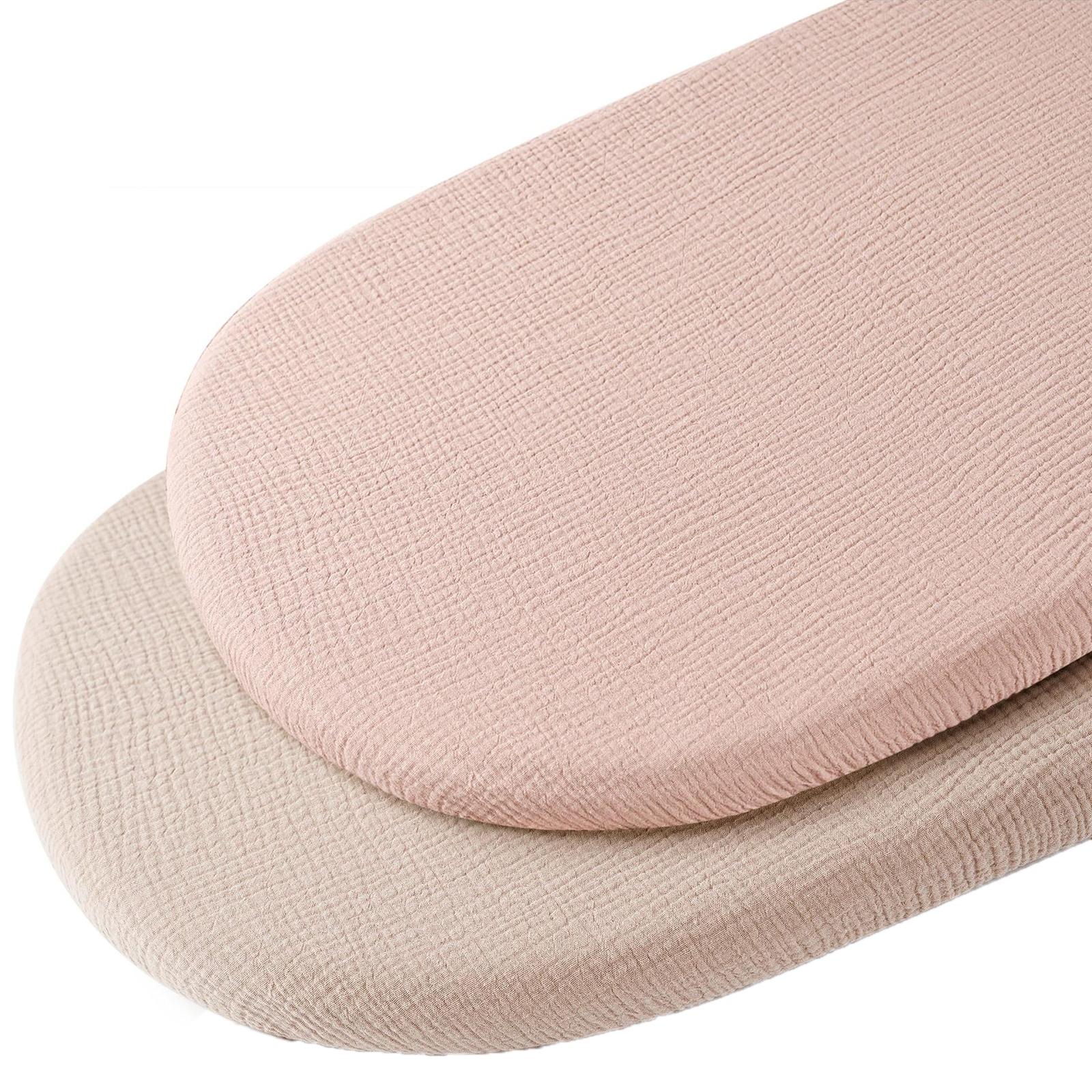 

1 шт/2 шт хлопковая простыня на резинке для детской люльки, мягкая дышащая наматрасник для кроватки, защитный чехол для матраса, нежный для чувствительной кожи C6