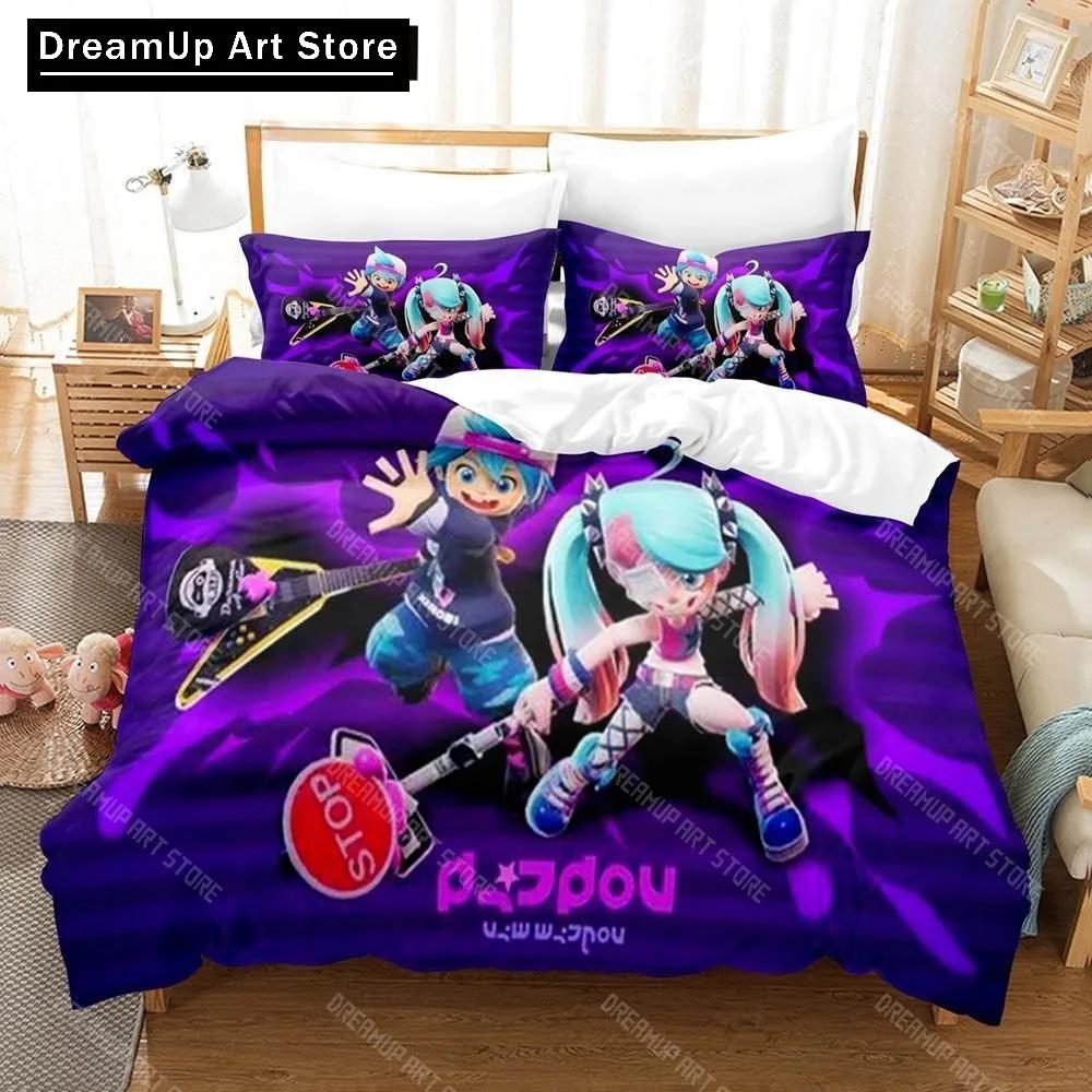Game Ninjala Bedding Set Single Twin Full Queen King Size Bed Set Adult Kid Bedroom Duvet Cover Sets 3D Print Kawaii Kids Camas