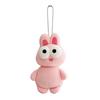 Funny Design Chickens Bag Pendant Pull-out Panda Plush Pendant  Gift For Girls