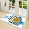 Custom Name Argentina Football Crest Carpet Rug Customizable Soft Washable Anti-Slip Home Living Room Sofa Mats Personalized Rug. 0909193