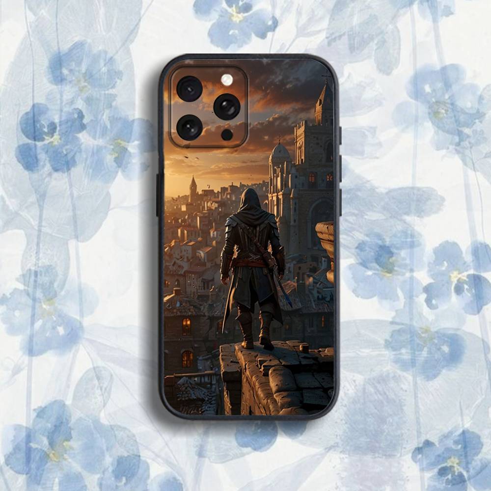 A-Assassins-s Game C-Creed Phone Case For iPhone 17,16,15,14,13,12,Pro,Max,Plus,E,SE4,Air,Mini Black Soft Box