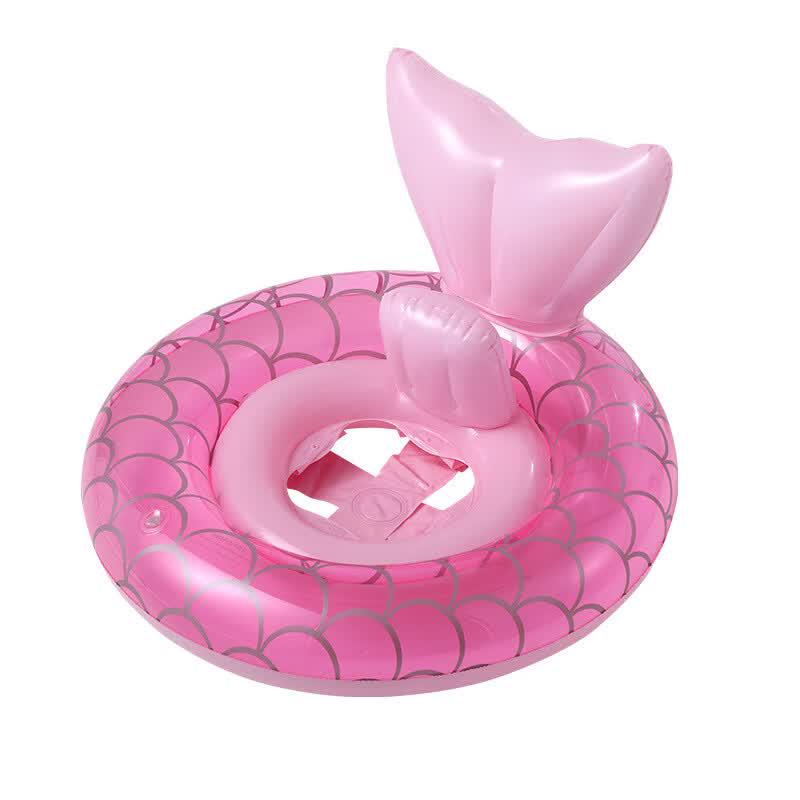 Pink Mermaid Baby Swim Seat Ring