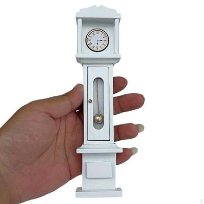 1:12 Dollhouse Grandfather Clock Furniture Play Role Toy Life Scene Scenery Decorative