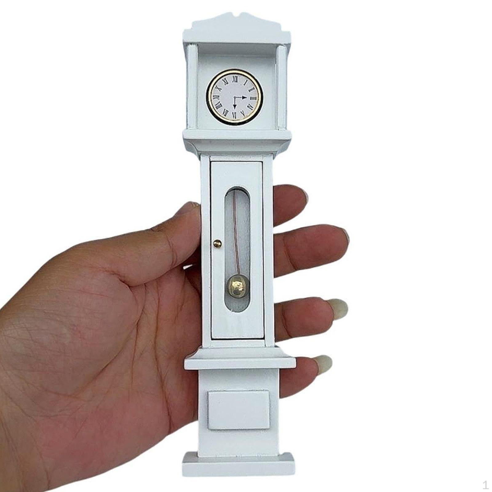 

1:12 Dollhouse Grandfather Clock Furniture Play Role Toy Life Scene Scenery Decorative