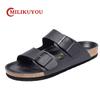 Leather Men Sandals Summer Men's Sandals Women Slippers Outdoor Beach Casual Shoes Zapatos Hombre Durable Non-Slip Luxury Shoes
