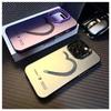 Heart Gradient Phone Case, Drop-Proof Silver for iPhone 17/16 Pro Max/15/14 Plus