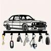 Metal Key Hanger 7 Hook Wall Mount Rustproof Durable Storage Organizer for Keys Towels Kitchen Entryway Bathroom