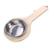Papagei Vogel Massivholz Stehen Stick Metall Feeder Hängen Fütterung Tasse Lebensmittel Schüssel Vogel Käfig Zubehör Pet Supplies