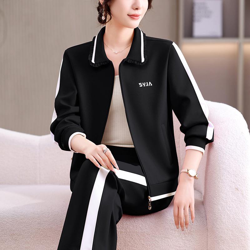 Women's Two-Piece Sports Set: Long-Sleeve Hoodie & Joggers, Soft, Skin-Friendly, Perfect for Commuting, Outdoors, Fitness, Versatile Casual Wear.