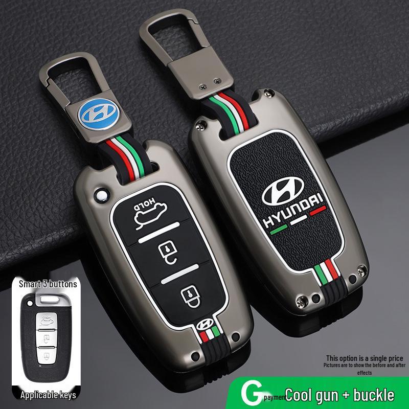 Hyundai Sonata 8th Gen Smart Key Case - Remote Control Cover for 2010-2012 ix35 Model