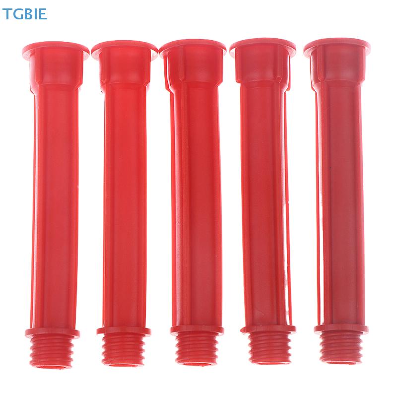 [T]5/10pcs Caulking Nozzle Tips Plastic Caulking Extension Tubes Caulk Applicator Caulking Nozzle Replacement Windows Doors Home
