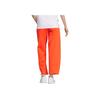 Adidas Fustl Hose Einfarbig Lockerer Schnitt Kordelzug Strick Sporthose Damen Hose Half-Impact-Orange JJ1345