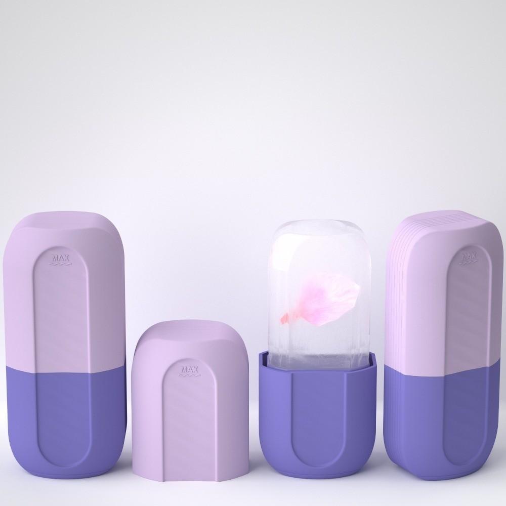 Reusable Silicone Mold Ice Face Roller Face Lifting Silicone Ice Roller  Neck Massage
