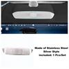 Stainless Steel Air AC Conditioning Vent Outlet Inner Door Speaker Cover Trim Fit For ZEEKR 7X 2024 2025 Decoration Accessories