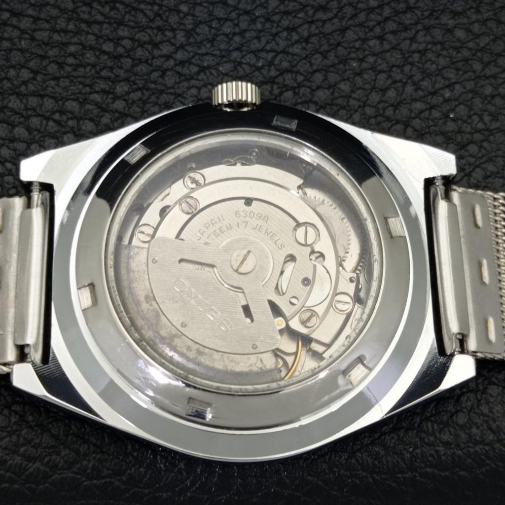 AUTOMATIC VINTAGE SEIKO 5 REFURBISHED JAPAN MENS BLUE COLOR DIAL WATCH A440668-4 Sk-a440668