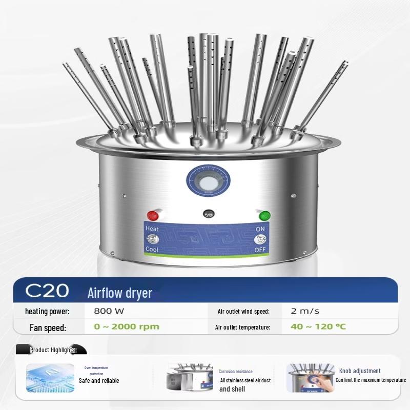 Rongyu C20 Lab Glassware Airflow Dryer