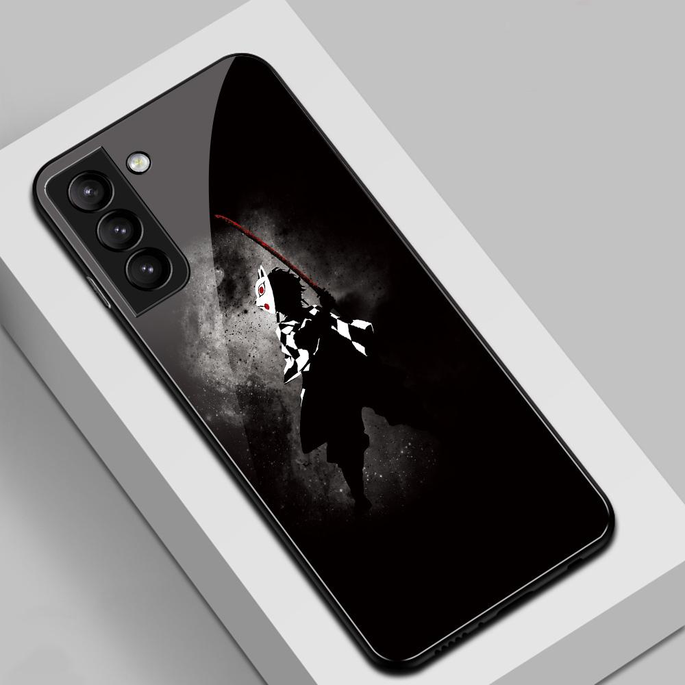 

Для Samsung Galaxy A60 A31 A51 A71 A52 A32 4G 5G A50 A70 чехол Demon Slayer Kimetsu No Yaiba стеклянный чехол для телефона M40S