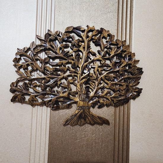 

Рождественская деревянная настенная елка, Настенное искусство, Для домашнего декора 40,64 см