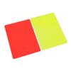Set di Cartellini per Arbitro, Set Arbitro Sportivo Fischietto Metallico Sportivo Cartellino Rosso Giallo, Block Notes con Matita, Attrezzatura per Arbitro