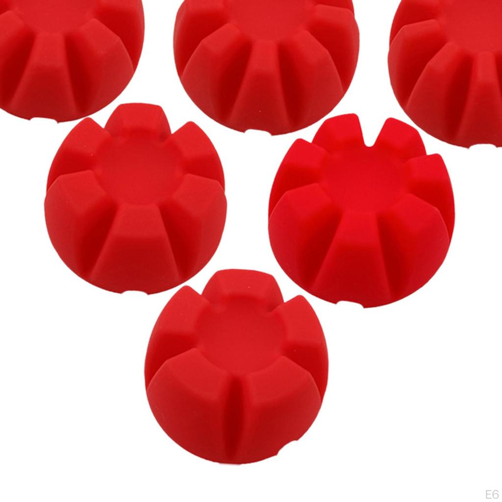 6 Pcs Reusable Flower Base Silicone Models Epoxy Resin Pouring Candle Making Crafts Handmade Cup