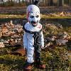 Statua Terrificante Clown Artistico Figura Film Horror Busto Clown Killer Decorazione Horror Inquietante Ornamenti per Casa Giardino Interno Halloween