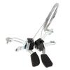 1 Paar 3x6/7 Versnellingen MTB Fiets Duim Versnellingspook Bovenmontage Shifters met Binnenkabel voor Stuur met 22,2 mm Diameter