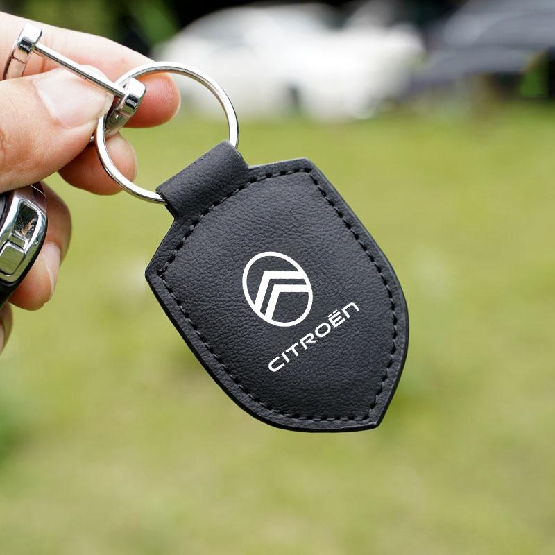 

Car Leather Keychain Shield Styling Emblem Key Ring For Citroen C6 DS5 RD3 Cross Berlingo Xsara Grand Picasso Jumper Cactus Saxo чёрный
