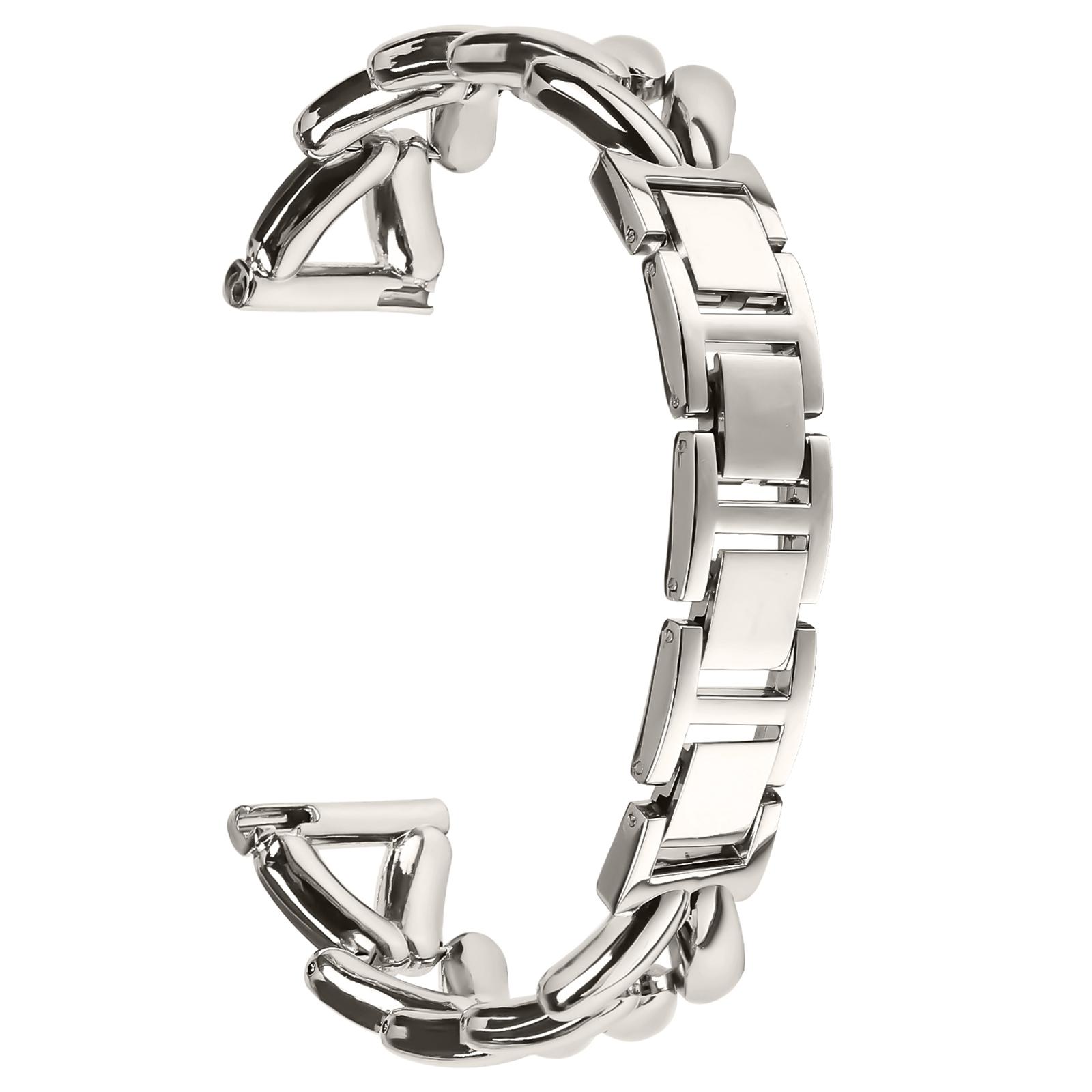 

Zinc Alloy Watch Band for Nokia Withings Steel HR 40mm Twisted Metal Watch Strap Replacement Starlight