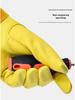 Cowhide Sheepskin Weld & Garden Gloves - Wear & Heat Resistant, Soft Leather Labor Protection