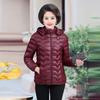 Women's Autumn and Winter Short Thick Quilted Jacket Stand Collar Padded Hooded Parka