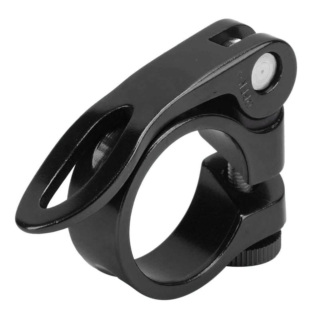 Collier de serrage de selle à dégagement rapide en alliage d'aluminium pour vélo de route et de montagne pour XT-C68 31,8 mm(Noir )