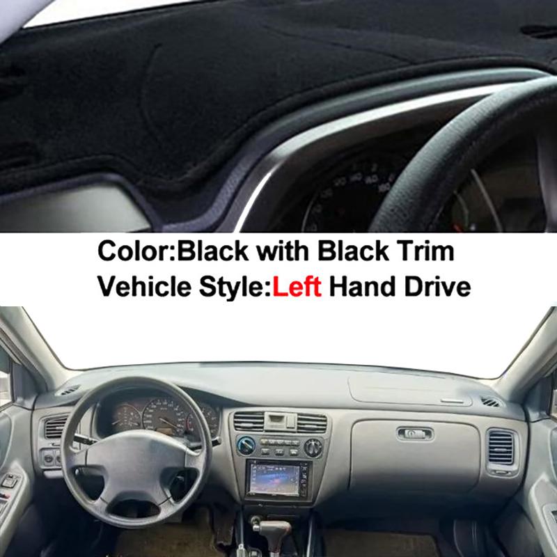 Car Auto Inner Dashboard Cover For Honda Accord 1997 - 2002 LHD RHD Dashmat Carpet Cape Sun Shade Pad Rug Anti-UV 2001 2000 1999