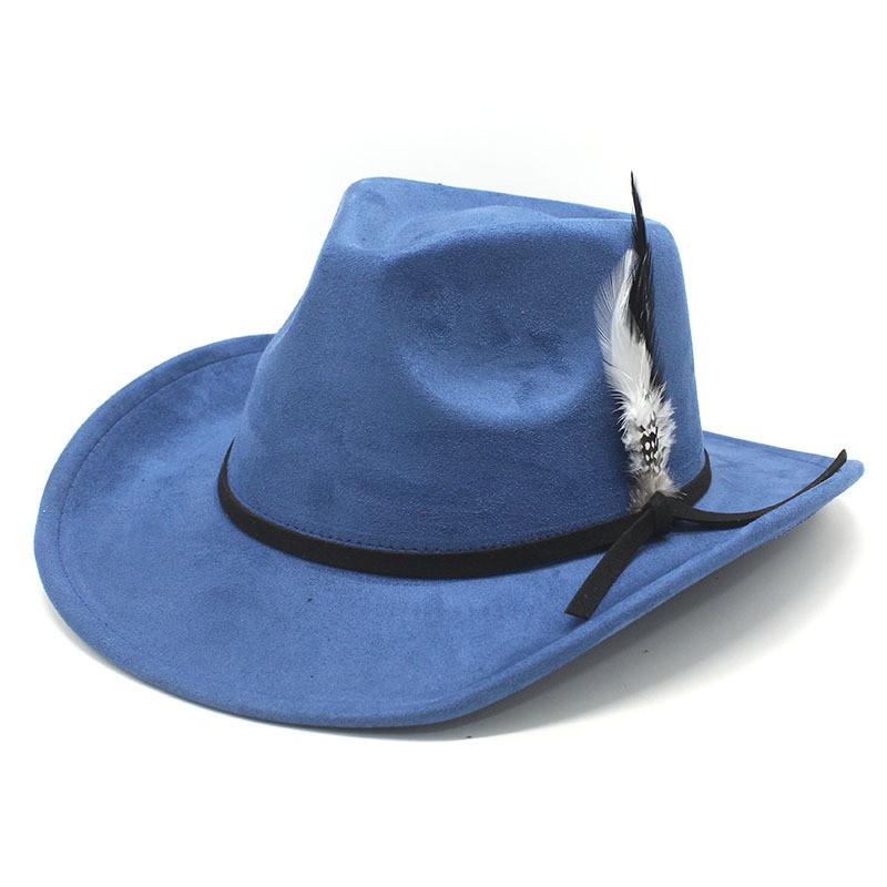 Style Felt Hat With Embroidered Tapestry And Wide Brim For Men And Women