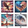 Independence Day Printed Cross Stitch Kit 11CT Embroidery Craft Set Home Decor