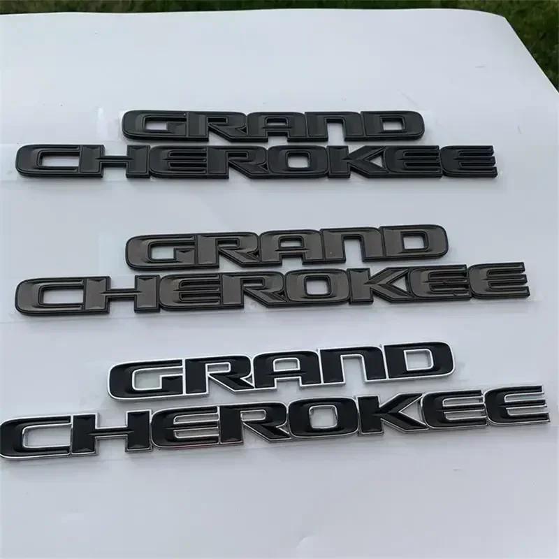 ABS Car Fender Trunk Emblem Body Sticker Decals for JEEP Grand Cherokee Logo Patriot Compass Wrangler Auto Badge Accessories