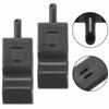 2x Door Lock Knob Front Rear Black For 07-13 Chevy GMC Yukon Silverado Sierra