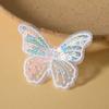 10/20pc Pearl Butterfly Lace Embroidered Wedding Clothes Jewelry Accessories Appliques For Sewing Supplies DIY Hair Clip