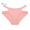 Women Panties Hollow Out Mid Waist Solid Color Stretchy Soft Anti-septic Breathable Seamless Anti-exposure Lady Briefs Female Underpants Underwear