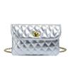 Pu Small Square Crossbody Bag With Chain Strap For Daily Use And Fashion