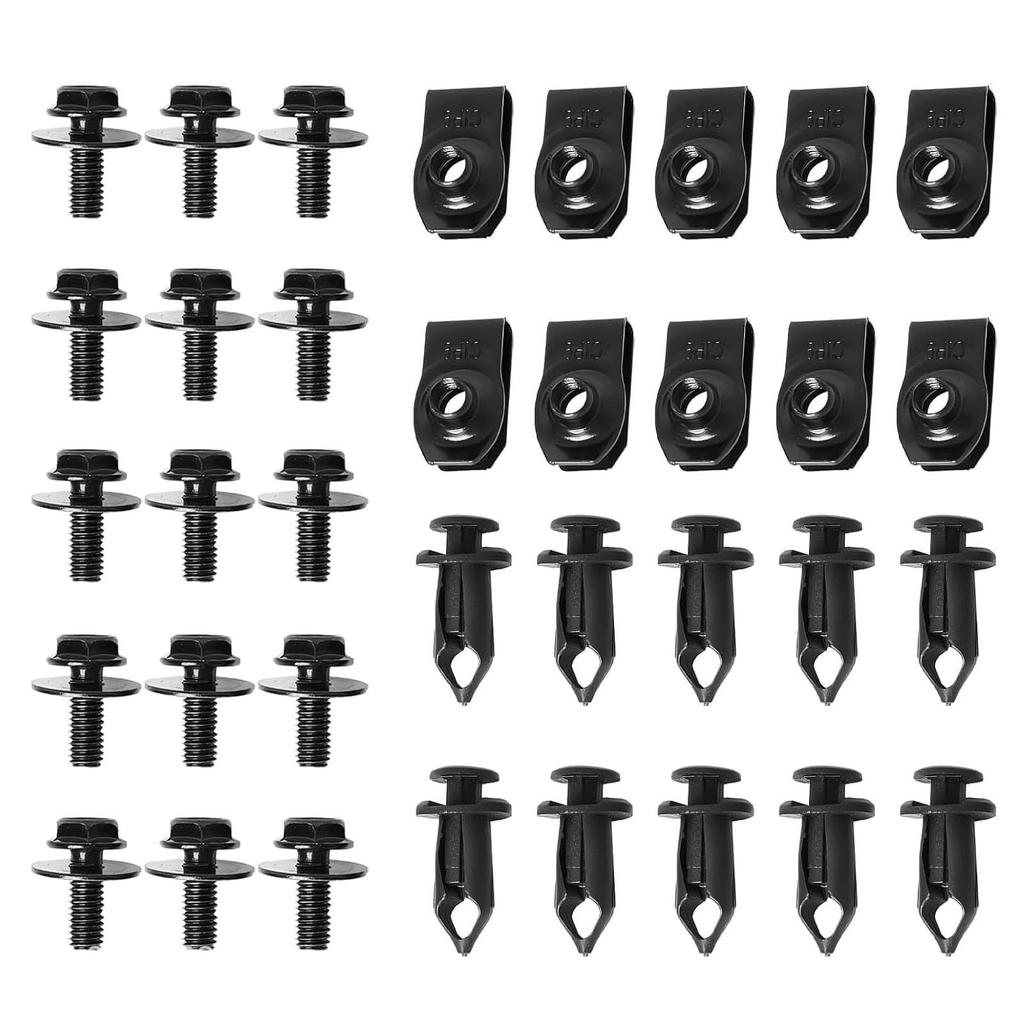 Car Clip, Body Bolt, U Nut Clip - Auto Clip Car Engine Undercover Splash