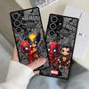 Marvel Deadpool Wolverine Love Case for Samsung Galaxy S26 S21 S20 S23 FE S25 Ultra Note 20 10+ S22 S24 Plus Funda Phone Cover