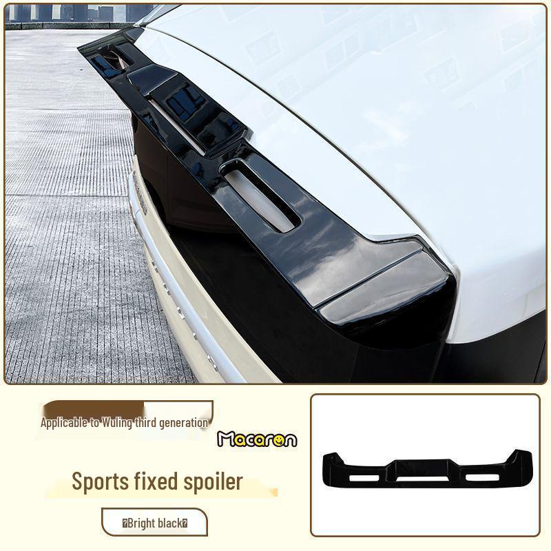 Wuling Hongguang MINI Macaron 3rd Gen Rear Spoiler Exterior Modification Roof Wind Deflector